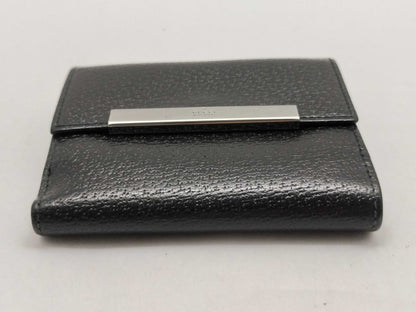 GUCCI Leather Bifold Wallet 035・0416・2067 Black Wallet