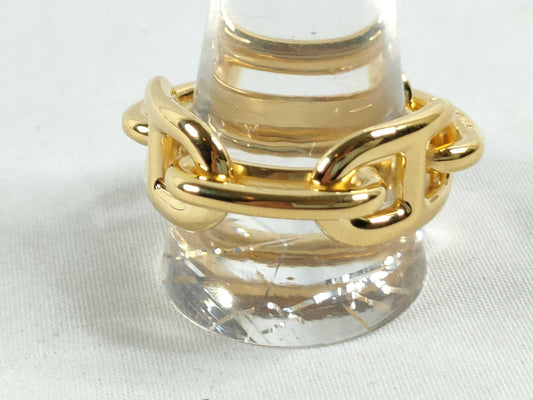 HERMES Chaine d'Ancre Scarf Ring GP Gold Other Accessories