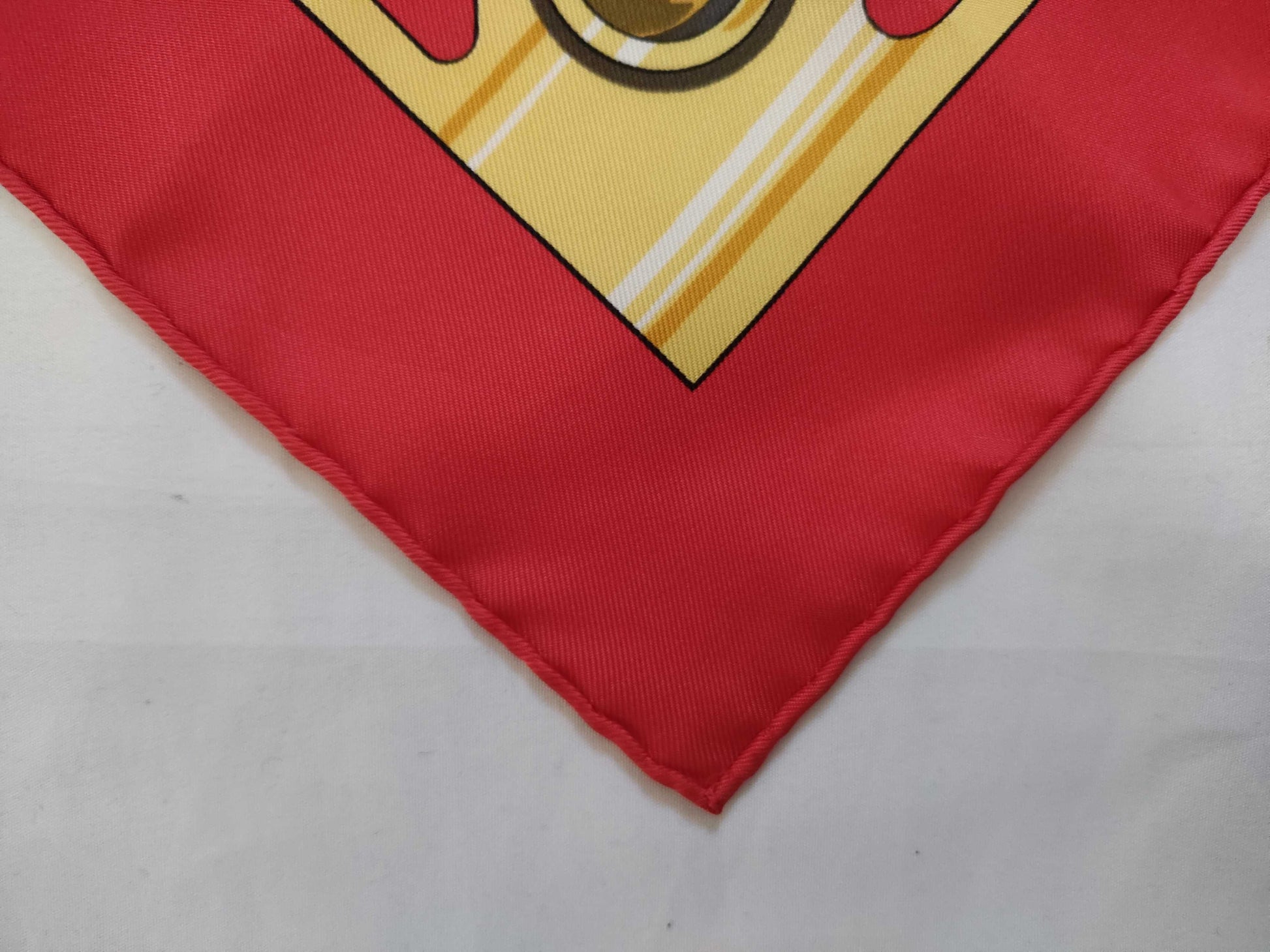 HERMES Carre 90 SEXTANTS Sextant Silk Scarf Red Other Accessories