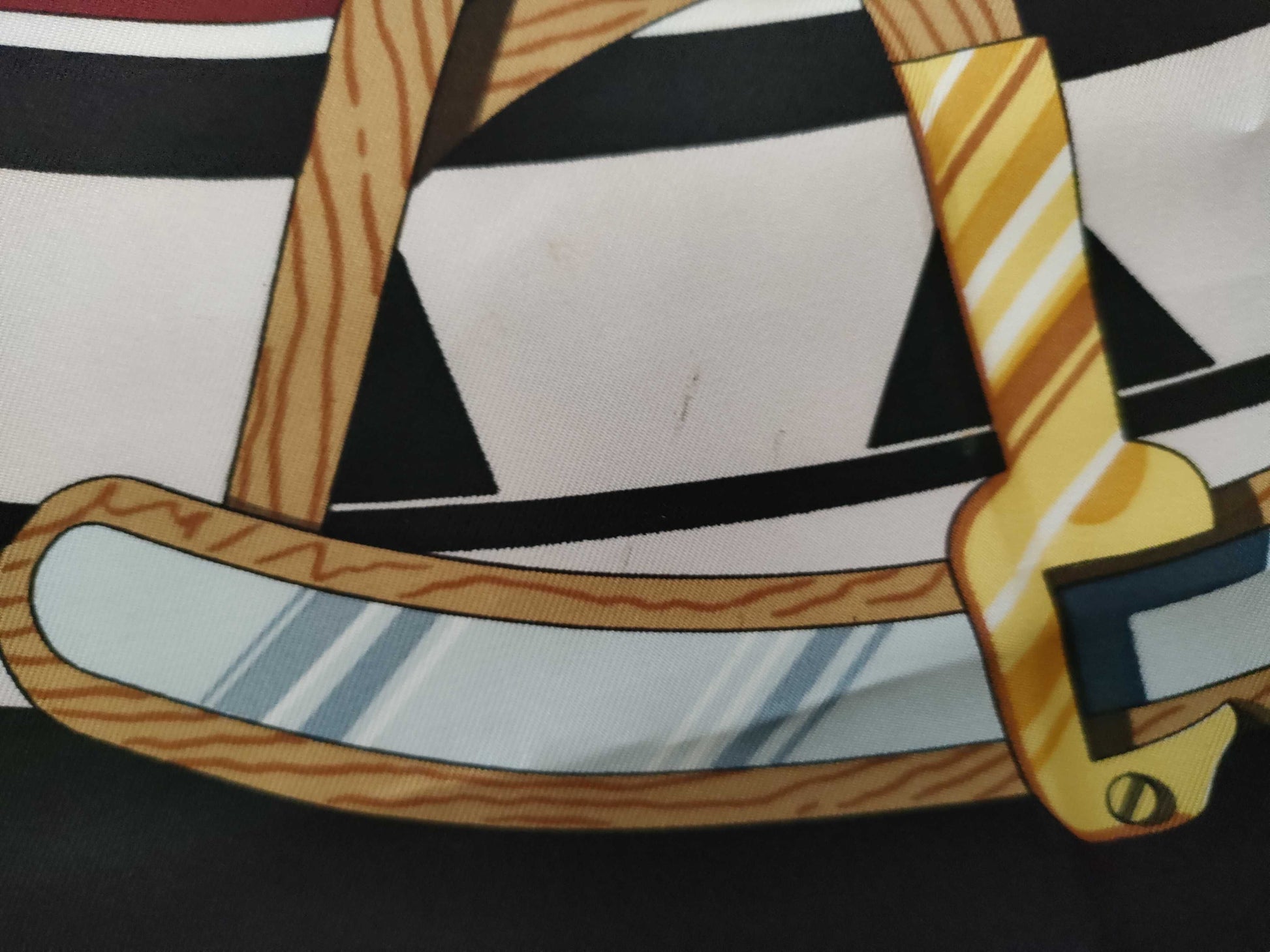 HERMES Carre 90 SEXTANTS Sextant Silk Scarf Red Other Accessories