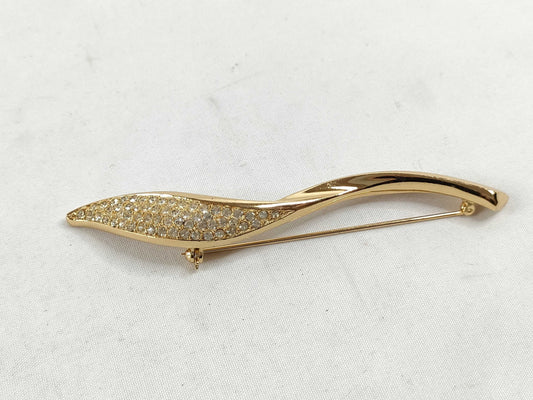 Dior Christian Dior Brooch GP Gold Brooch