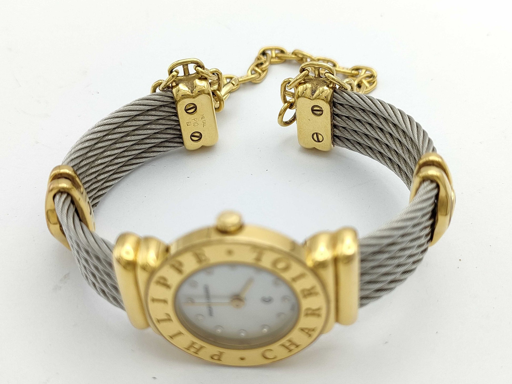Philippe Charriol Saint-Tropez 7007901 98739 98 Quartz White Shell Dial Women's Watch 