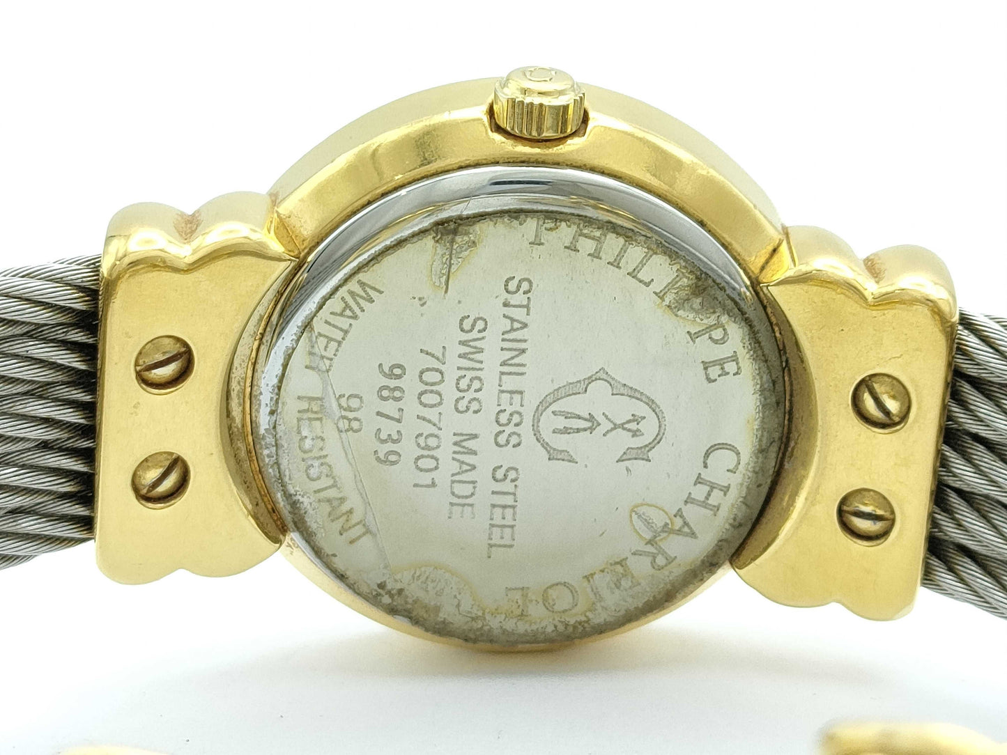 Philippe Charriol Saint-Tropez 7007901 98739 98 Quartz White Shell Dial Women's Watch 