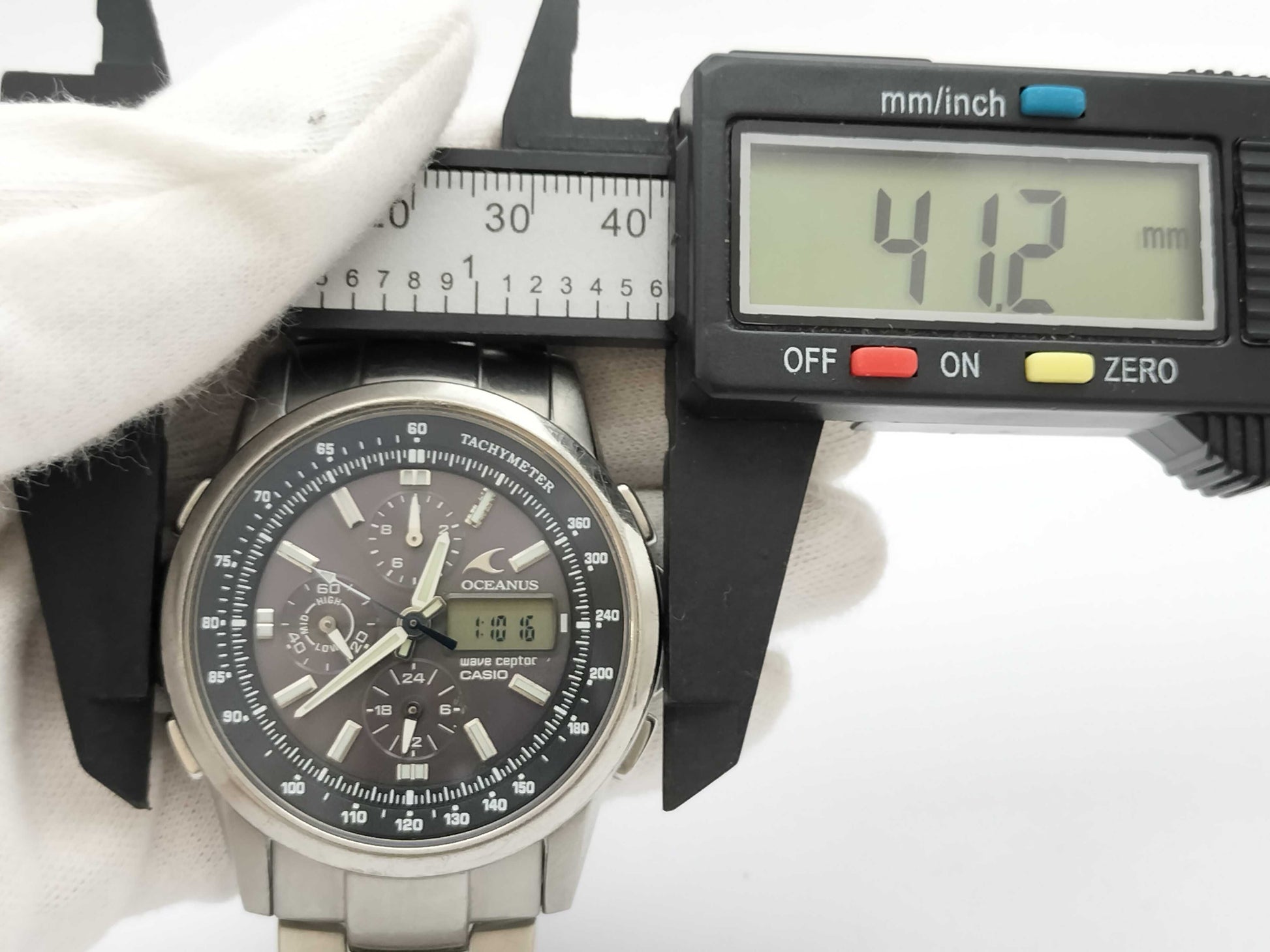 CASIO Oceanus OCW-500TDJ 001B272D 3731 Gray Dial Unoperated Men's Watch 