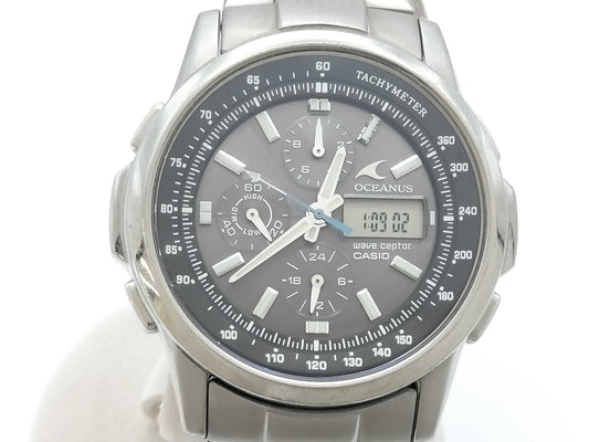CASIO Oceanus OCW-500TDJ 001B272D 3731 Gray Dial Unoperated Men's Watch 