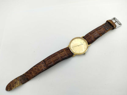 LONGINES 17 784859 Manual Winding Gold Dial Boys' Watch