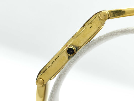 GUCCI 1500L 0636046 Quartz Gold Dial Women's Watch 