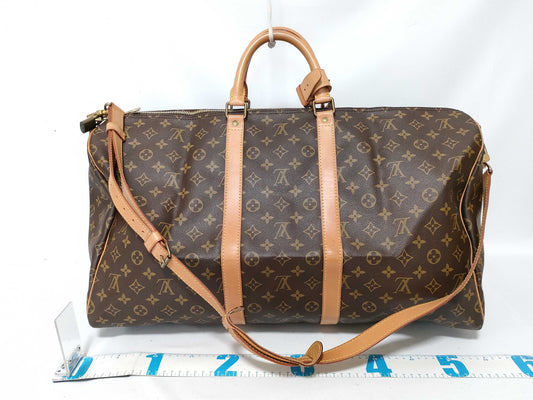 LOUIS VUITTON M41414 Monogram LV Monogram Keepall Bandouliere 55 M41414 SP1910 Boston Bag