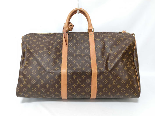 LOUIS VUITTON M41414 Monogram LV Monogram Keepall Bandouliere 55 M41414 SP1910 Boston Bag