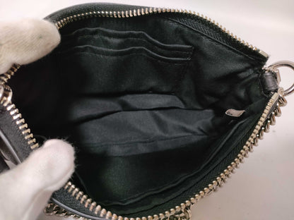COACH Studded Leather One-Shoulder Bag F23595 Black Shoulder Bag