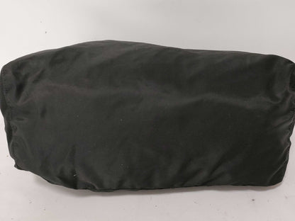 PRADA Nylon Prada Triangle Logo Plate Tessuto Body Bag Black Shoulder Bag