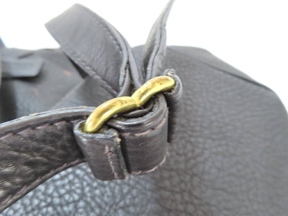 COACH Leather Backpack 4911 Black Backpack