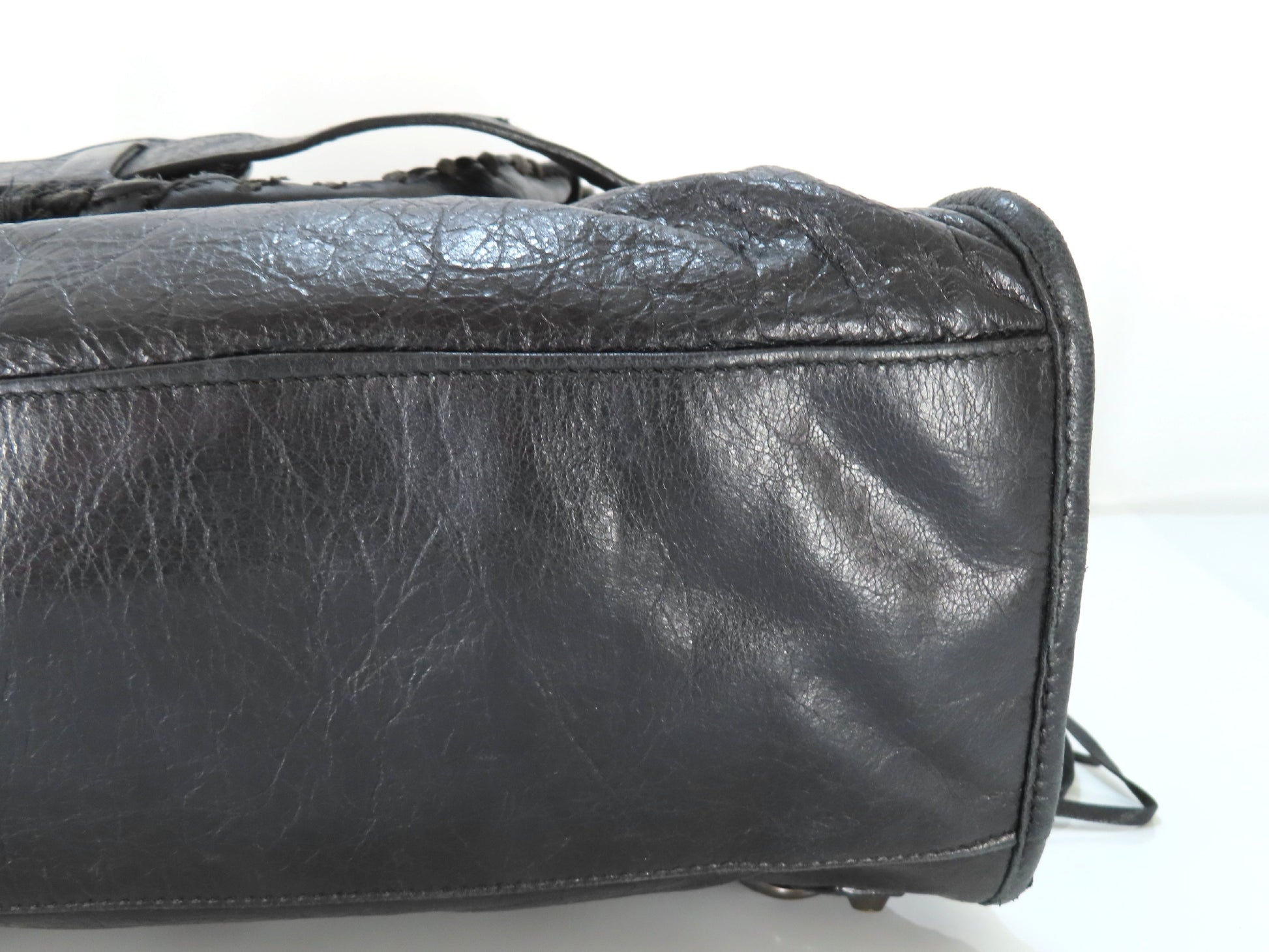 BALENCIAGA The City Leather 2-Way Shoulder Bag 115748/1000 1669 Black Shoulder Bag