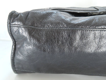 BALENCIAGA The City Leather 2-Way Shoulder Bag 115748/1000 1669 Black Shoulder Bag