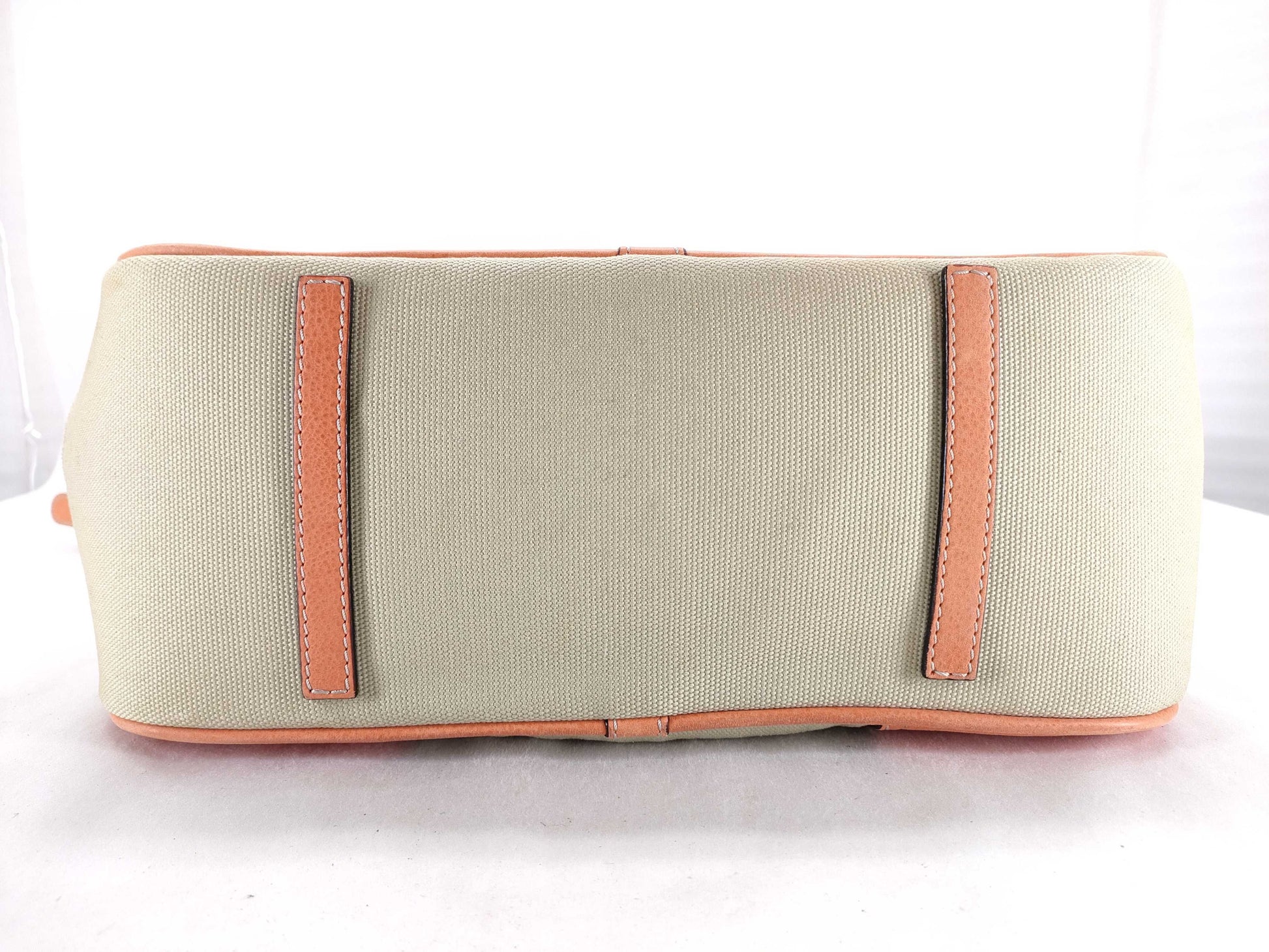 LOEWE Anagram Canvas 2-Way Tote Bag, Beige x Orange, Shoulder Bag