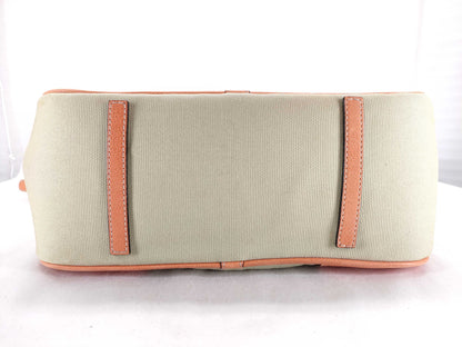 LOEWE Anagram Canvas 2-Way Tote Bag, Beige x Orange, Shoulder Bag
