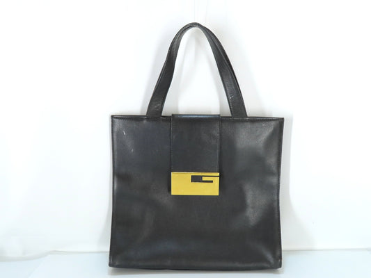 GUCCI Gucci Leather Handbag 002・1781・0347 Black Handbag