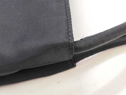 PRADA Nylon Prada Triangle Logo Plate Tessuto Tote Bag B6243 Black Tote Bag