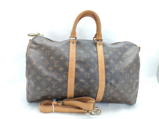 LOUIS VUITTON Monogram LV Monogram Keepall Bandouliere 45 M41418 TH0924 Boston Bag