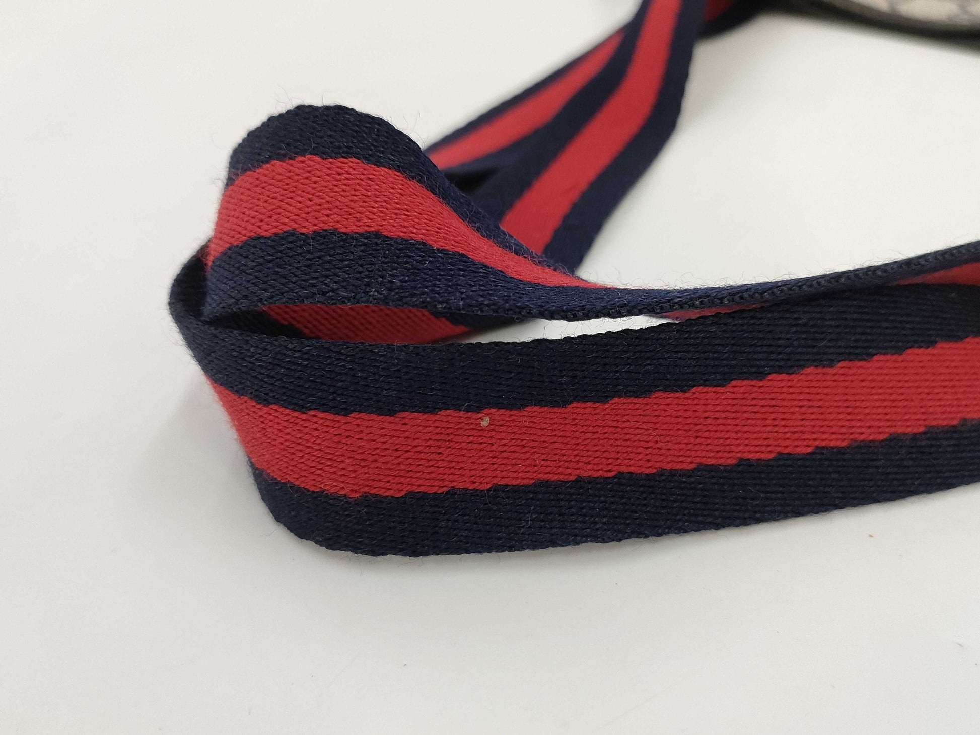 GUCCI Sherry Line GG Supreme Tote Bag 904.02.003 Gray x Navy Tote Bag