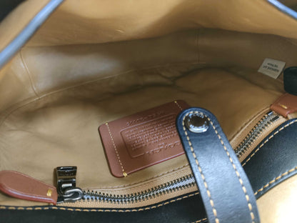 COACH Leather Shoulder Bag 20115 Black Shoulder Bag