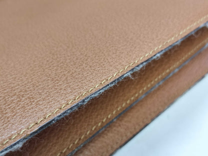 GUCCI Bamboo Leather Briefcase 015.1046.3304 Camel Business Bag