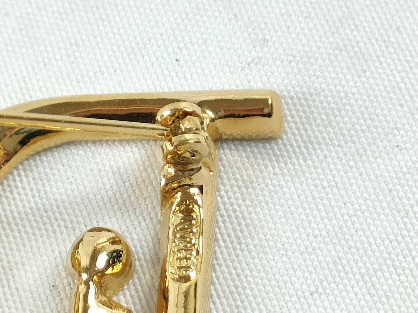 Dior Christian Dior Logo Brooch GP Gold Brooch