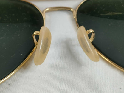  Ray-Ban Metal Sunglasses Gold x Black Sunglasses/Eyeglasses