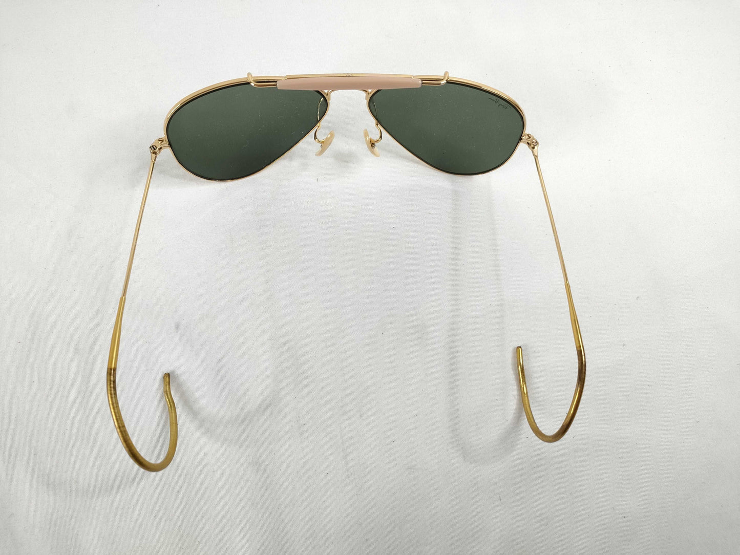  Ray-Ban Metal Sunglasses Gold x Black Sunglasses/Eyeglasses