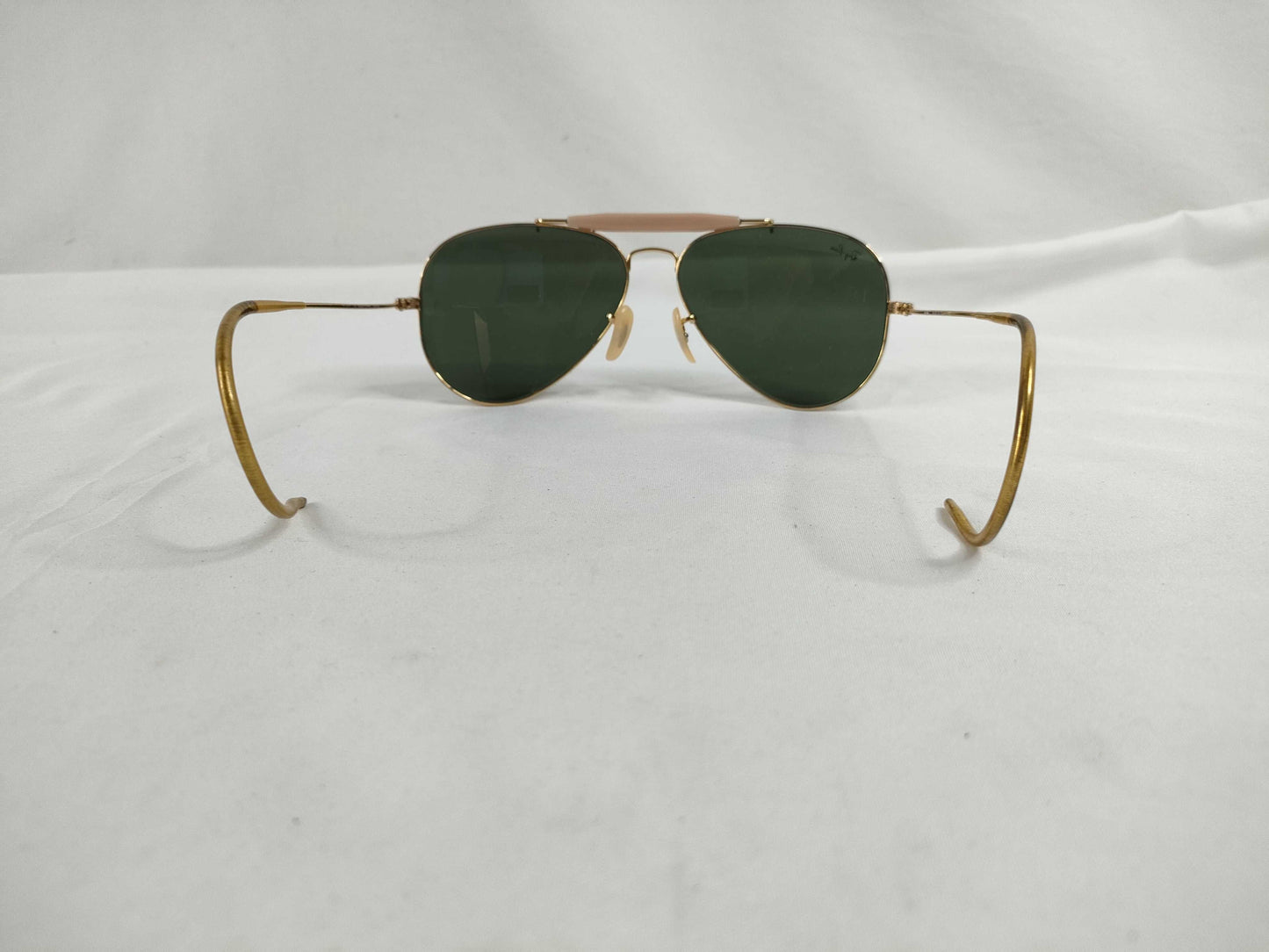  Ray-Ban Metal Sunglasses Gold x Black Sunglasses/Eyeglasses