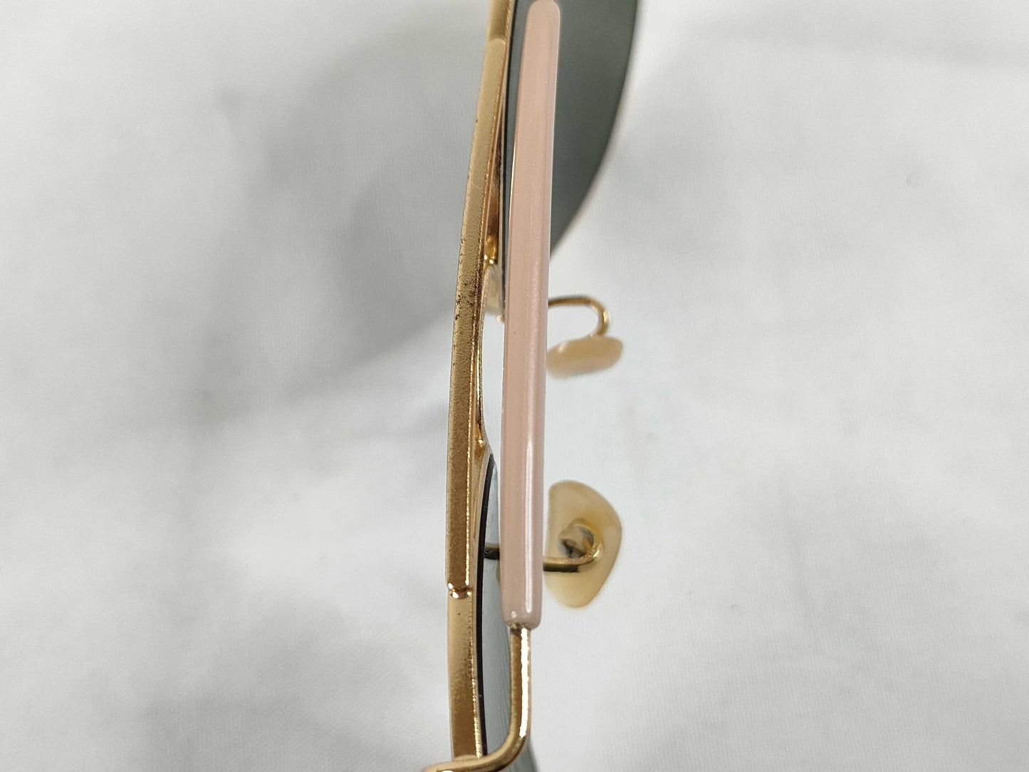  Ray-Ban Metal Sunglasses Gold x Black Sunglasses/Eyeglasses