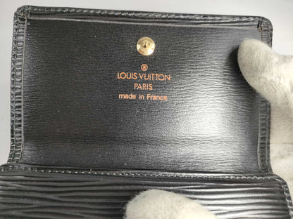 LOUIS VUITTON M63482 Epi Leather LV Epi Porte Monnaie Bi-fold Carte Credit M63482 SP0944 Wallet