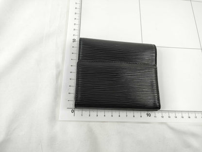 LOUIS VUITTON M63482 Epi Leather LV Epi Porte Monnaie Bi-fold Carte Credit M63482 SP0944 Wallet