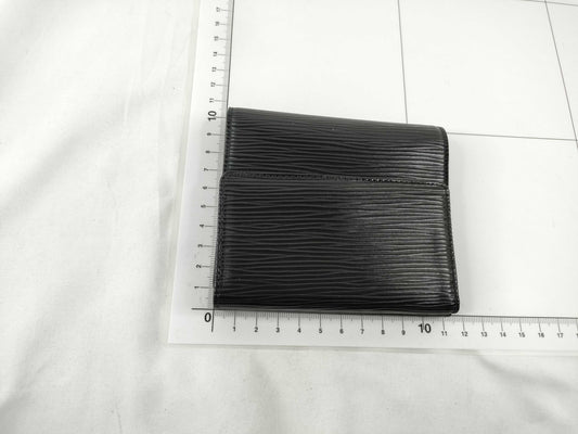 LOUIS VUITTON M63482 Epi Leather LV Epi Porte Monnaie Bi-fold Carte Credit M63482 SP0944 Wallet