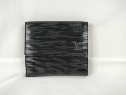 LOUIS VUITTON M63482 Epi Leather LV Epi Porte Monnaie Bi-fold Carte Credit M63482 SP0944 Wallet
