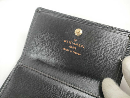 LOUIS VUITTON M63482 Epi Leather LV Epi Porte Monnaie Bi-fold Carte Credit M63482 SP0944 Wallet