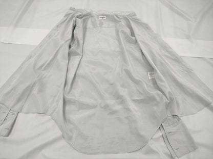 CHANEL Silk Shirt Blue Shirt