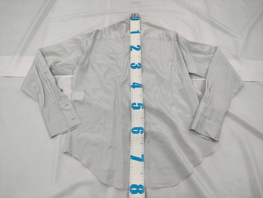CHANEL Silk Shirt Blue Shirt