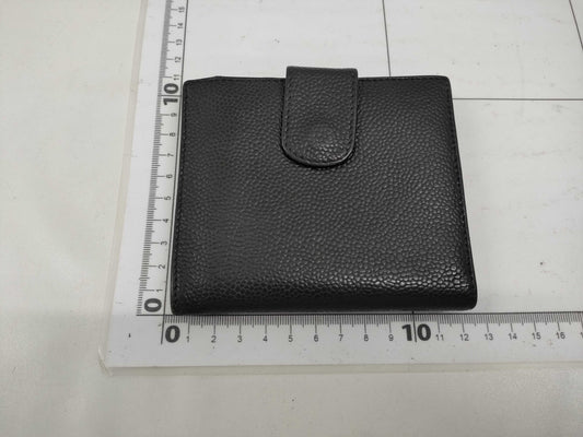 CHANEL Coco Mark Caviar Leather Bi-fold Wallet 4661566 Black Wallet
