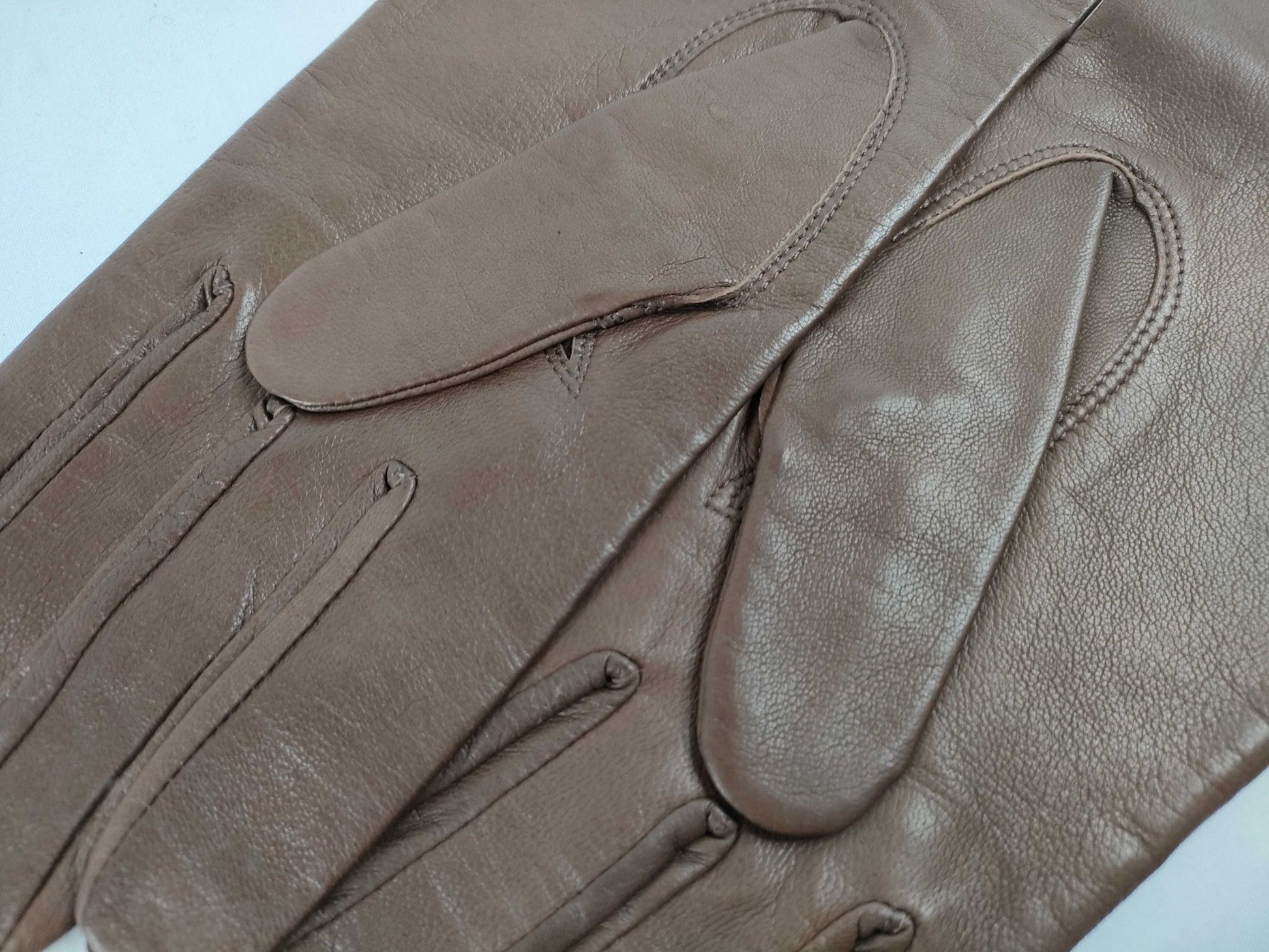 Chloe Leather Gloves Brown Other Accessories