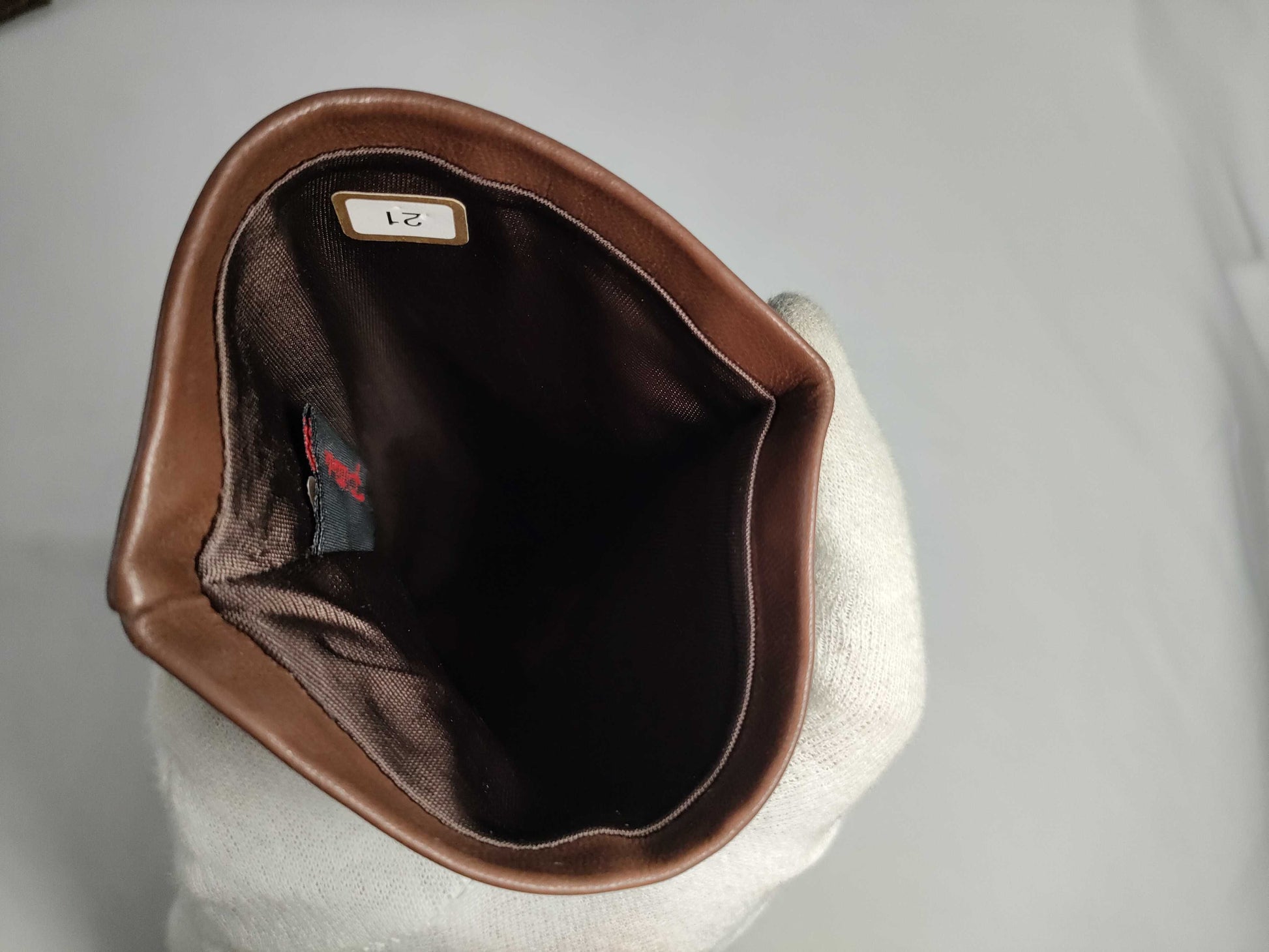 Chloe Leather Gloves Brown Other Accessories