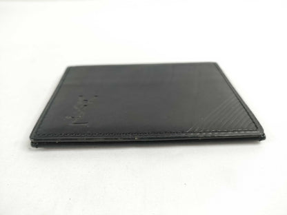 Yves Saint Laurent Leather Card Case, Black