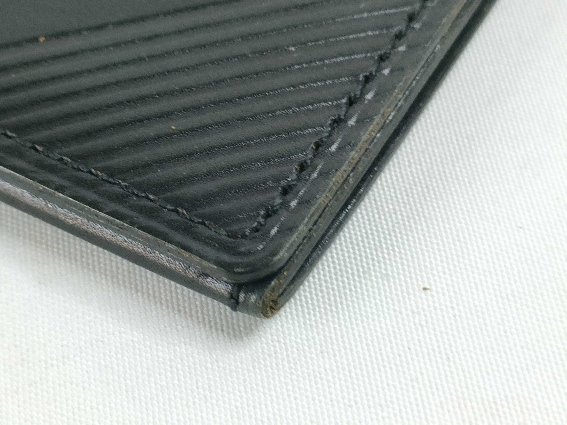Yves Saint Laurent Leather Card Case, Black