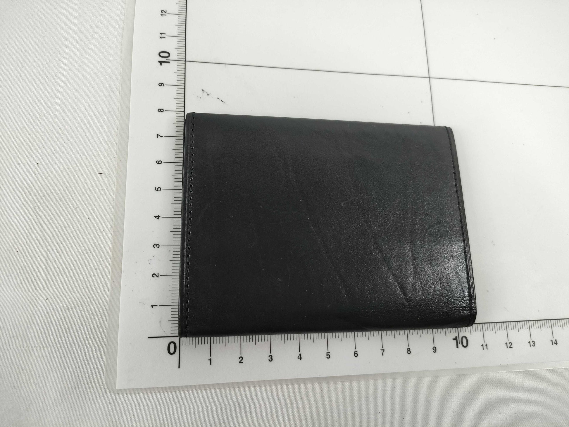 Yves Saint Laurent Leather Card Case, Black