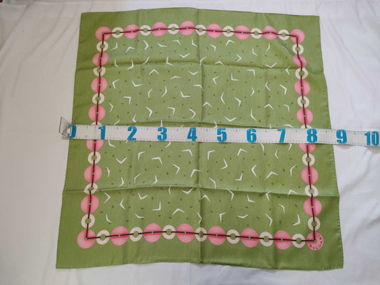 BVLGARI Bulgari Silk Scarf Green Other Accessories