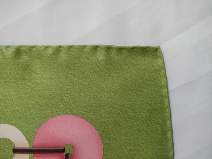 BVLGARI Bulgari Silk Scarf Green Other Accessories