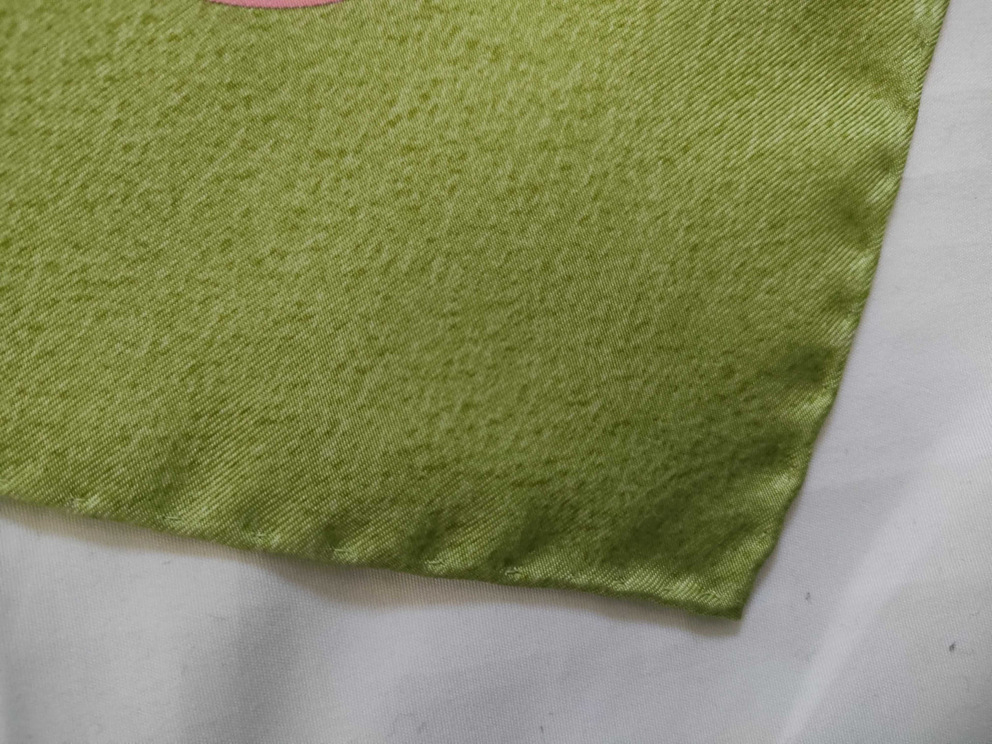 BVLGARI Bulgari Silk Scarf Green Other Accessories