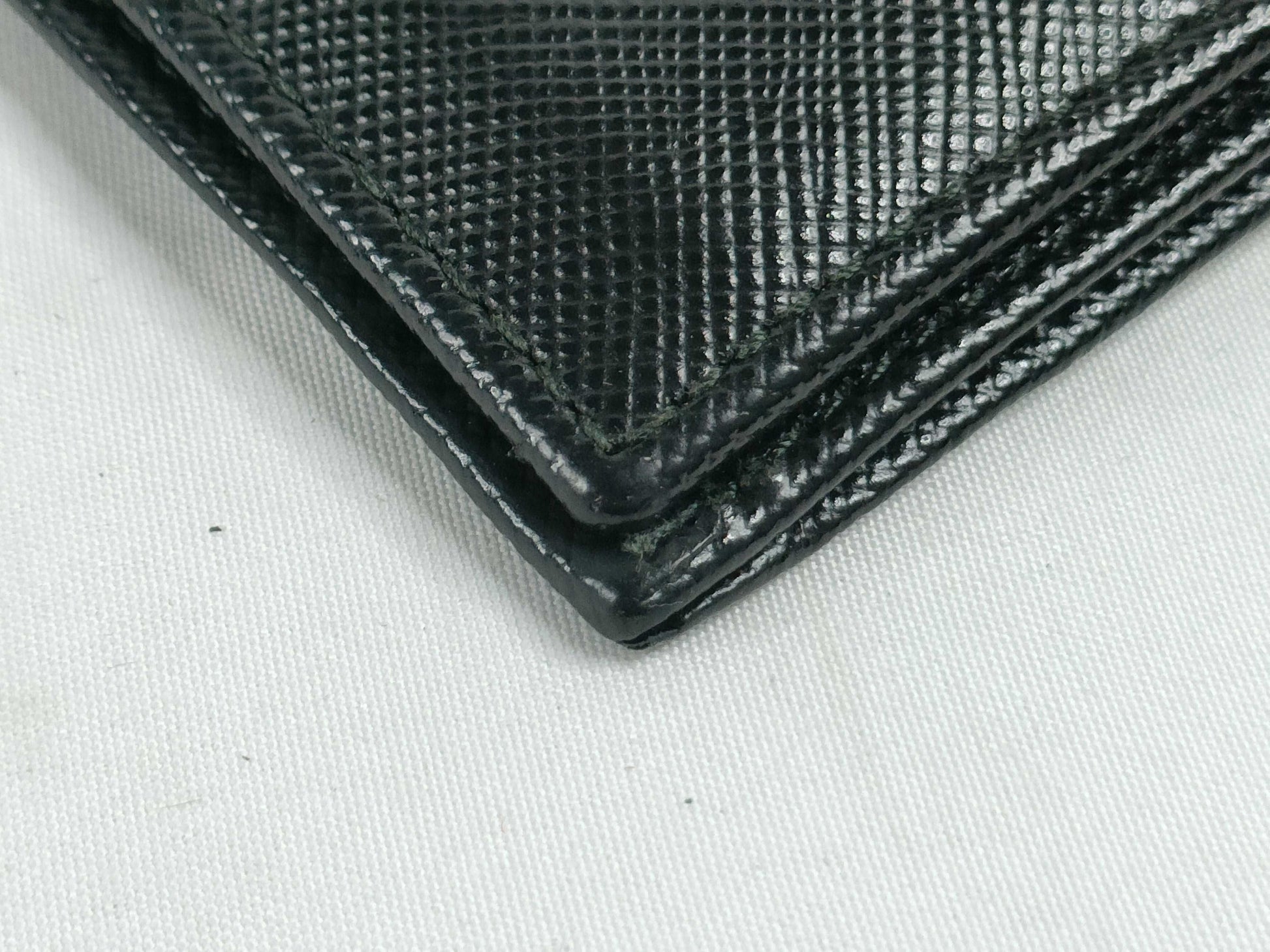PRADA Saffiano Bi-fold Long Wallet 2M1264 Black Wallet