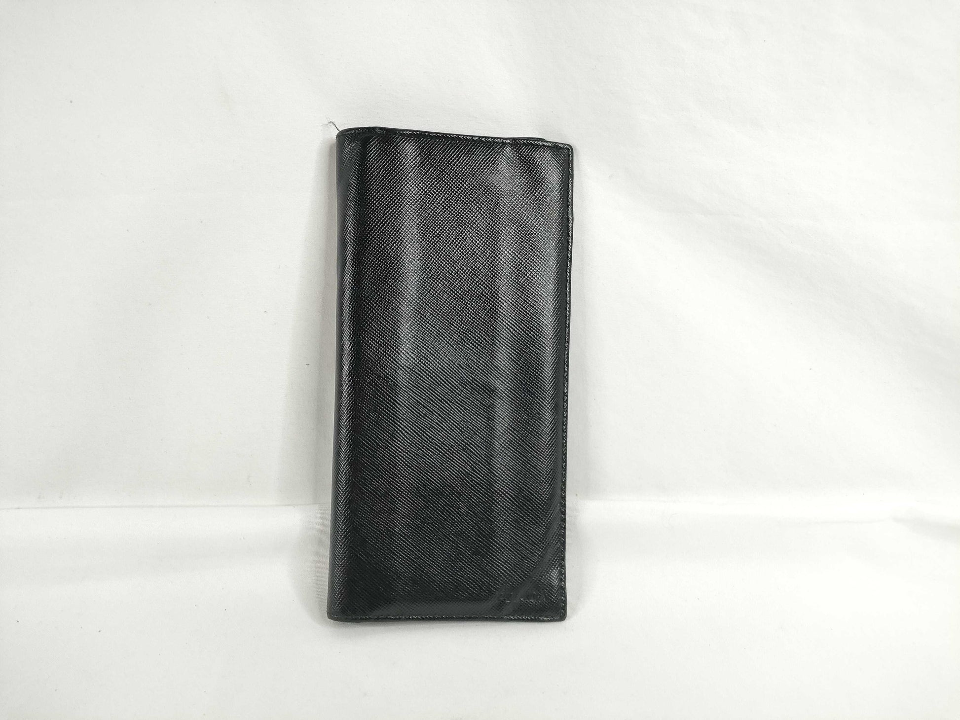 PRADA Saffiano Bi-fold Long Wallet 2M1264 Black Wallet