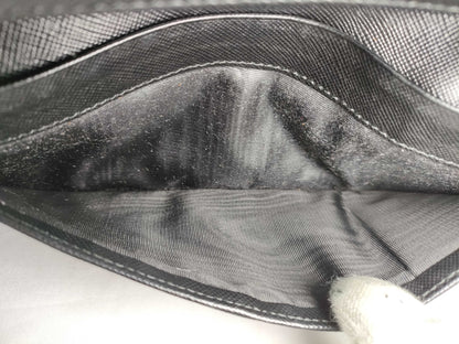 PRADA Saffiano Bi-fold Long Wallet 2M1264 Black Wallet